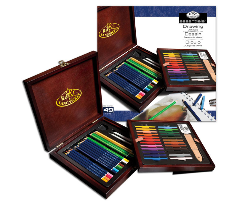 DRAWING PENCIL KIT GENERAL PENCIL SEMI HEX 4PC GP497-BP