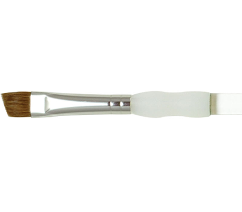 Soft-Grip Short Handle Brush - Angular 3/8-inch