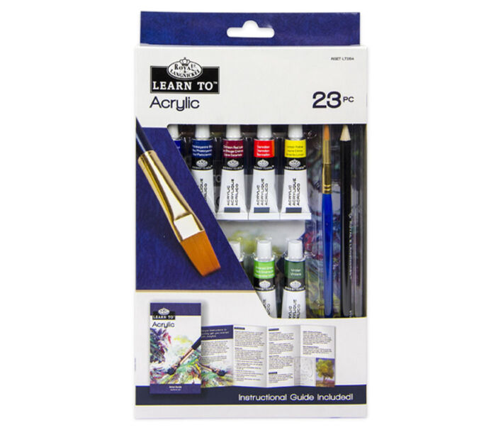 Royal Learn To Acrylic Painting - 23 Piece