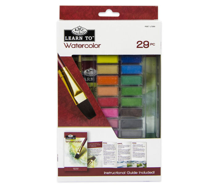Royal Learn To Watercolor Cake Set - 29 Piece
