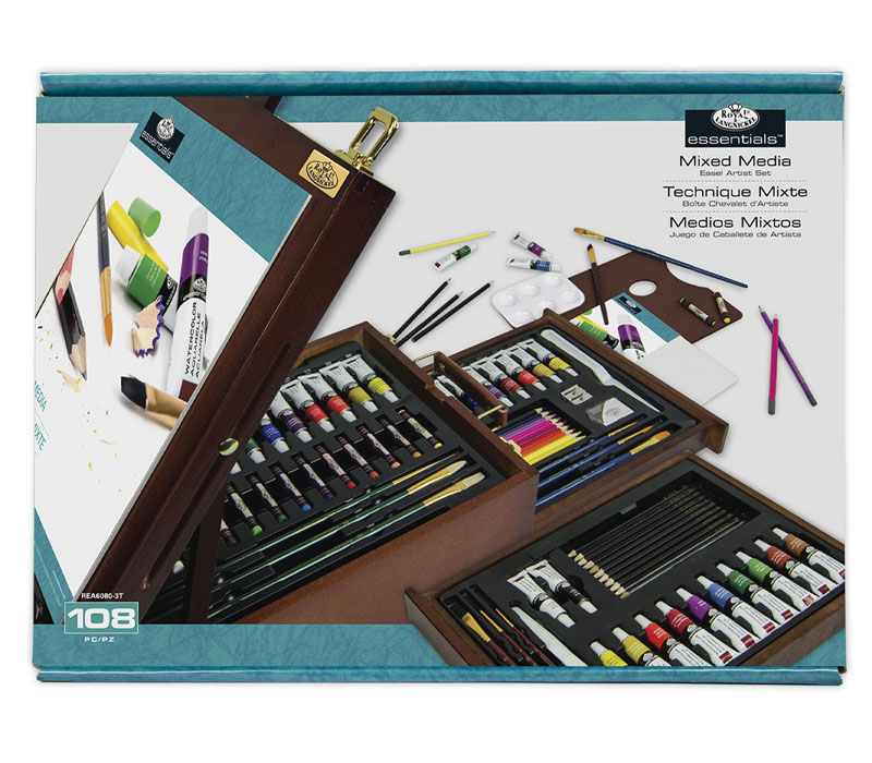 Royal All Media Easel Art Set - 108 Piece - Craft Warehouse