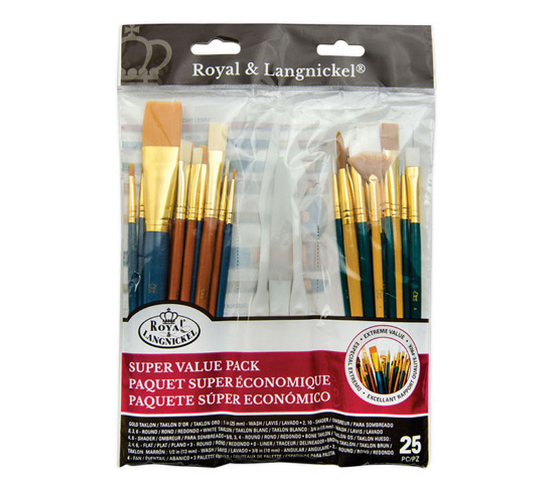 Super Value Brush Set - 25 Piece