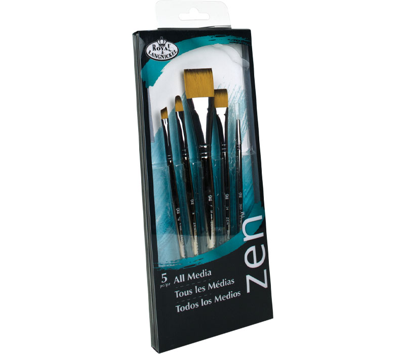 Zen73 All Media Brush Set - 3 Piece