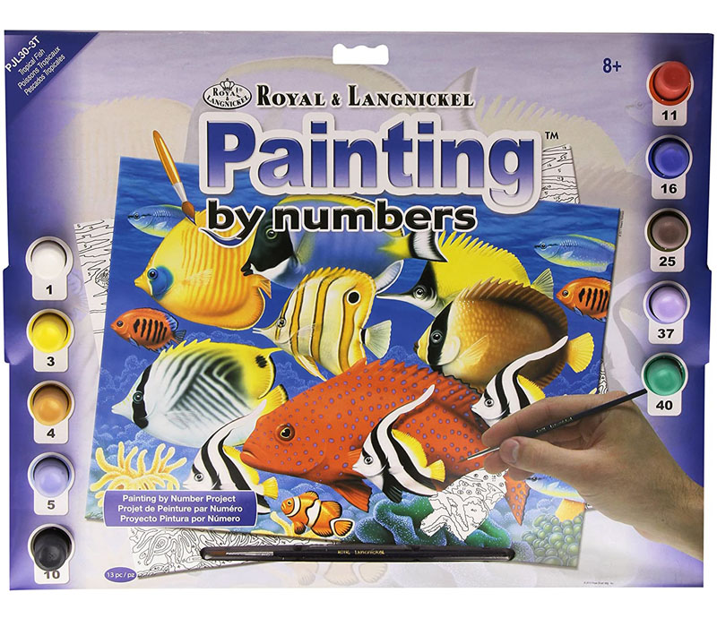 Royal Langnickel Paint By Number - Junior Large - Tropical Fish