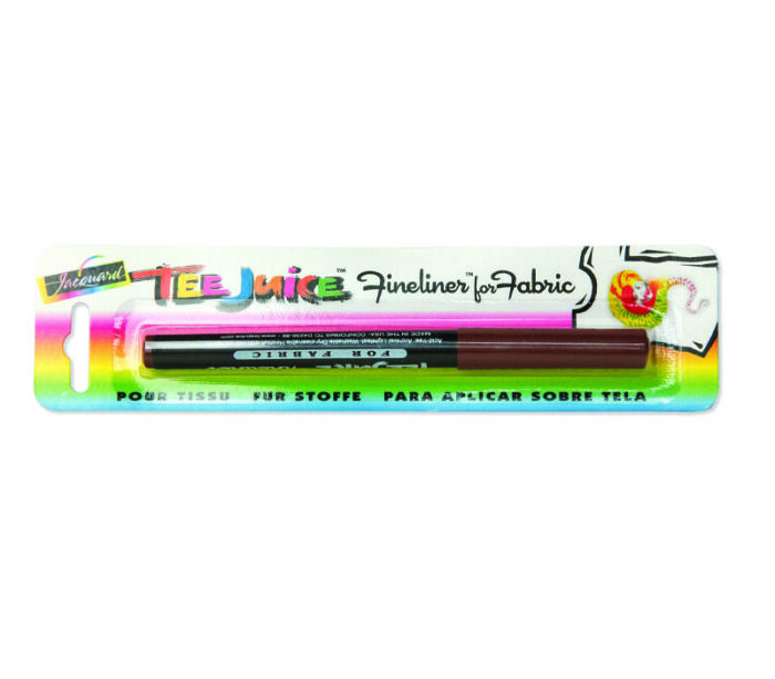 Tee Juice Fabric Art Markers - Fine Point - Brown