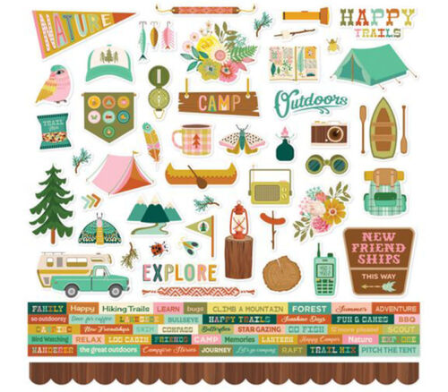 Simple Stories Stickers - Trail Mix