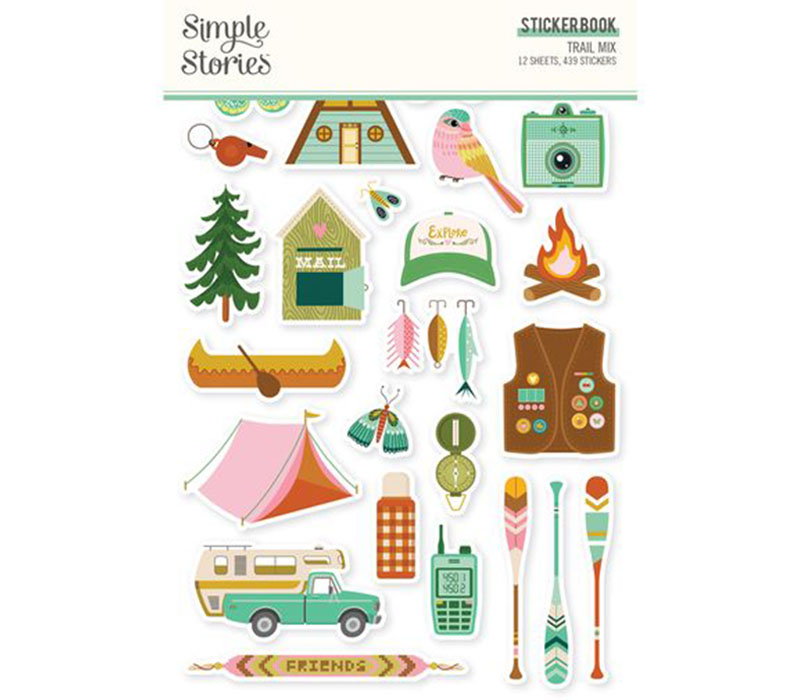 Simple Stories Sticker Book - Trail Mix