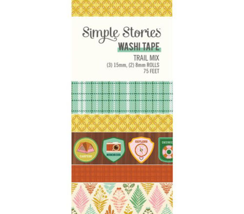 Simple Stories Washi Tape - Trail Mix