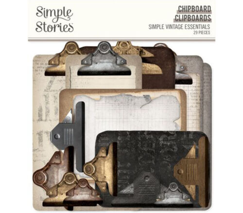 Simple Stories Chipboard - Clipboards