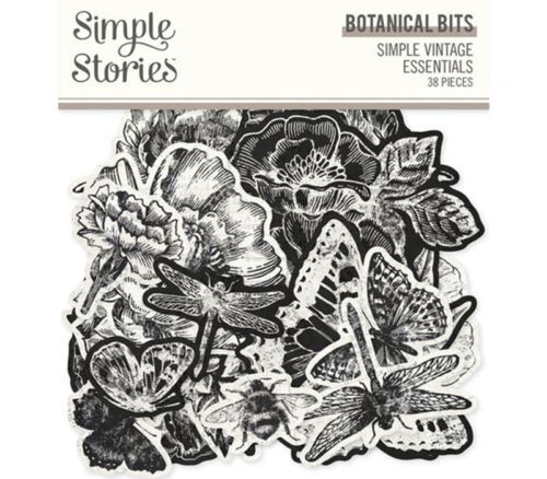 Simple Stores Chipboard Bits and Pieces - Botanical
