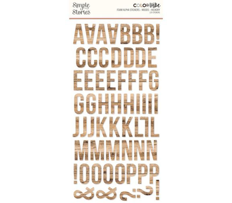 MultiCraft Alpha Sticker Sheets - Large Cap Gold Metallic