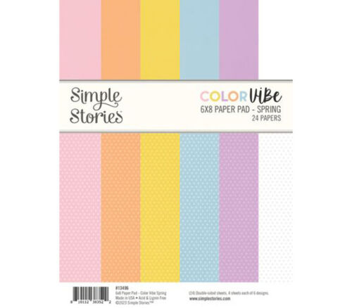 Simple Stories Color Vibe Paper Pad - Spring