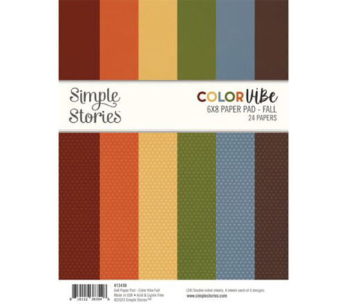 Simple Stories Color Vibe Paper Pad - Fall