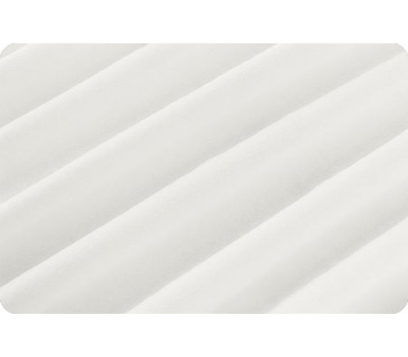 Fabric - Solid Cuddle 3 Smooth White