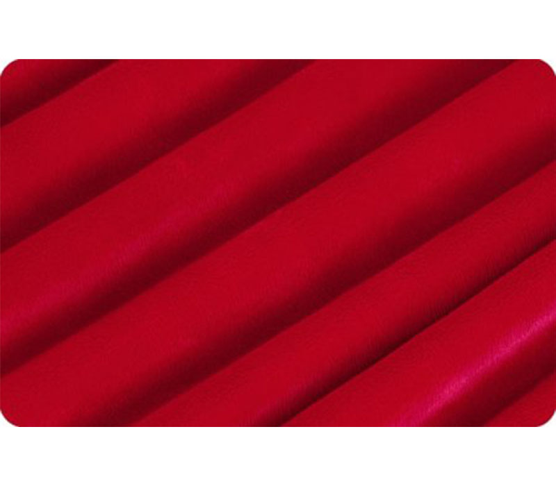 Fabric - Solid Cuddle 3 Smooth Red