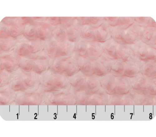 Fabric - Rose Luxe Cuddle in Baby Pink tones