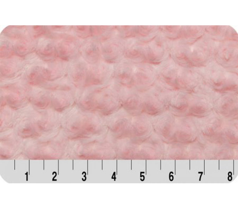 Fabric - Rose Luxe Cuddle in Baby Pink tones