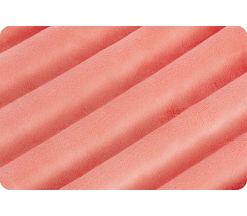 Fabric - Solid Cuddle 3 Smooth Coral