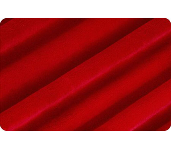 Fabric - Solid Cuddle 3 Smooth Scarlet