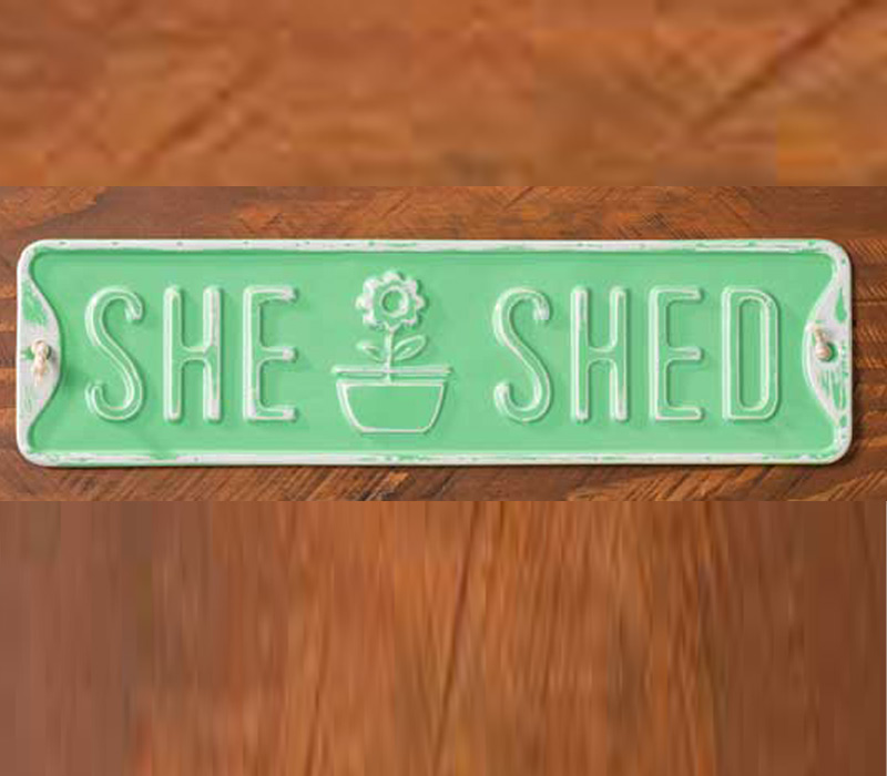 She Shed Garden Sign