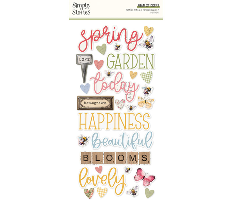 Simple Stores Foam Stickers - Spring Garden