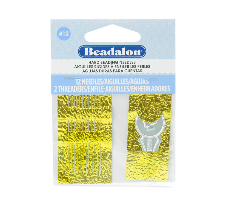Hard Beading Needles by Beadalon size 12