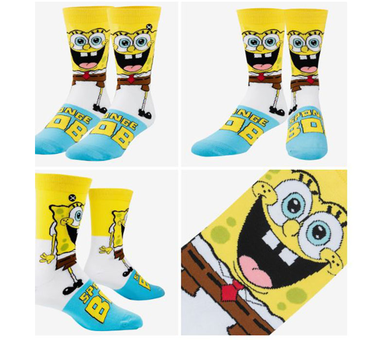 Kalmerend Op maat Handboek Socks - Spongebob Smile - Mens
