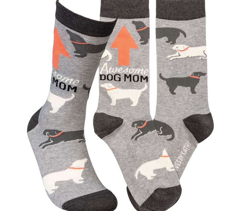 Socks - Awesome Dog Mom - Womens