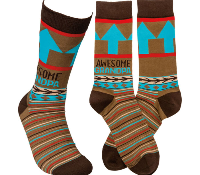 Socks - Awesome Grandpa - Mens