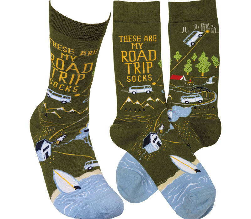 Socks - These are my Road Trip Socks - Womens