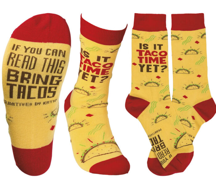 Socks - Is it Taco Time Yet - Womens