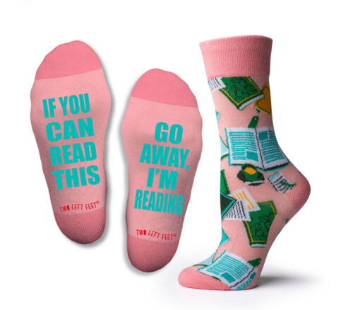 Socks - Go Away Im Reading - Mens