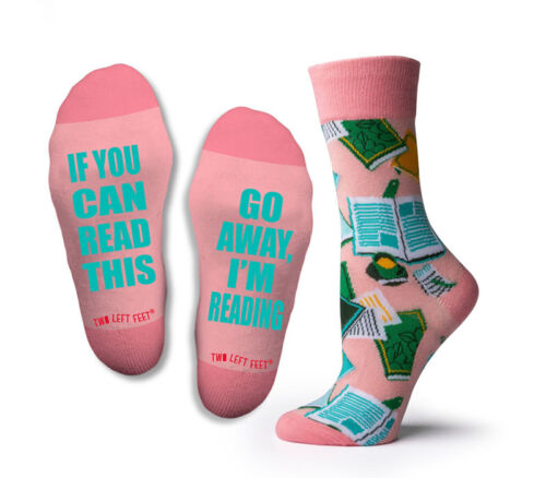 Socks - Go Away Im Reading - Womens