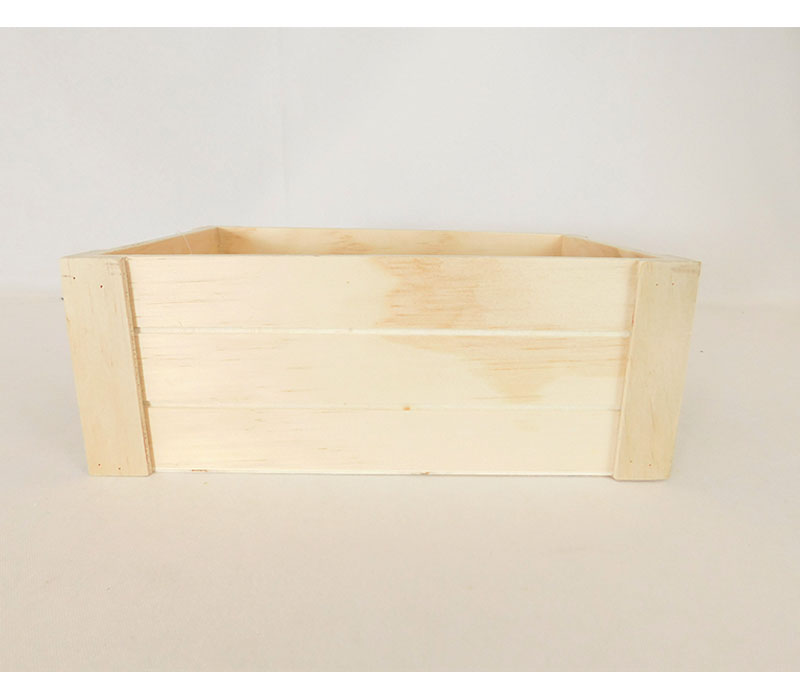 Box with Inset Sides and Hinged Lid - Small