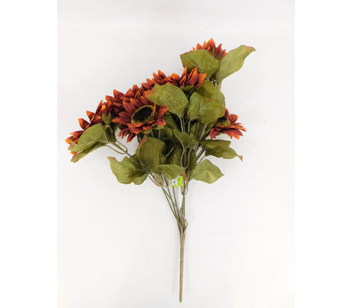 Sunflower Bush - 7 Stems - 21-inch