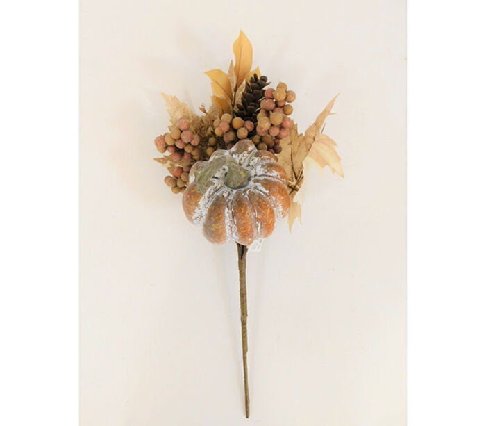 Maple Leaf/Pumpkin/Cones Pick - 15-inch