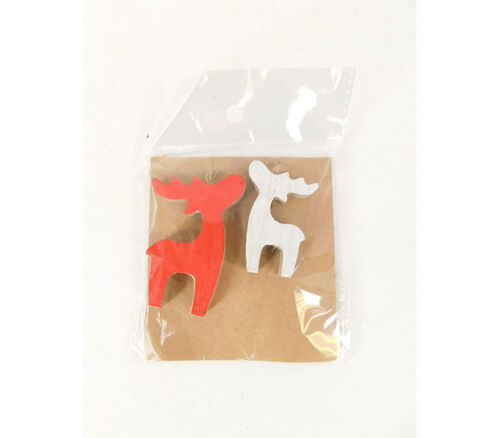 Wooden Reindeer Pack - 2 Piece