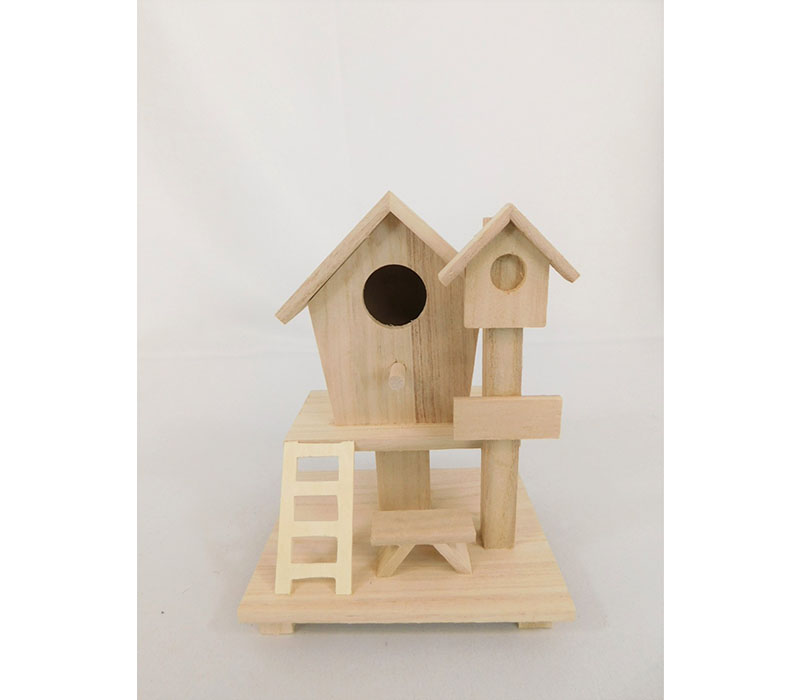 Wood Bird House - Treehouse