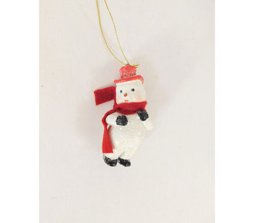 Resin Snowman Ornament - 4-inch