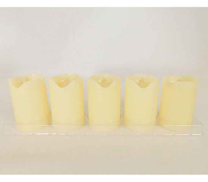 Yellow Flicker Candles - 5 Piece
