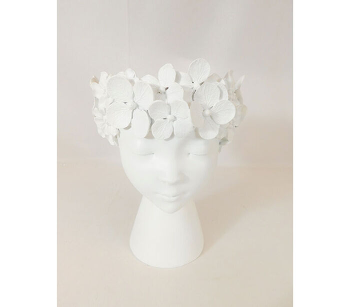 Flower Lady Head Vase Pot - 9.5-inch