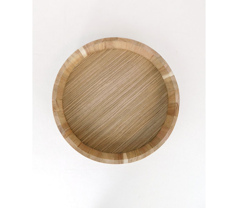 Round Checkered Tray - Small