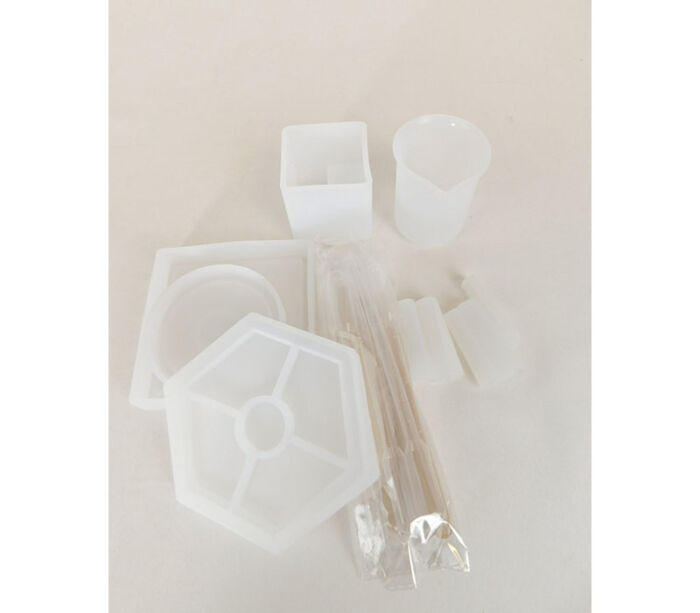 Resin Coaster Mold and Accesory Kit
