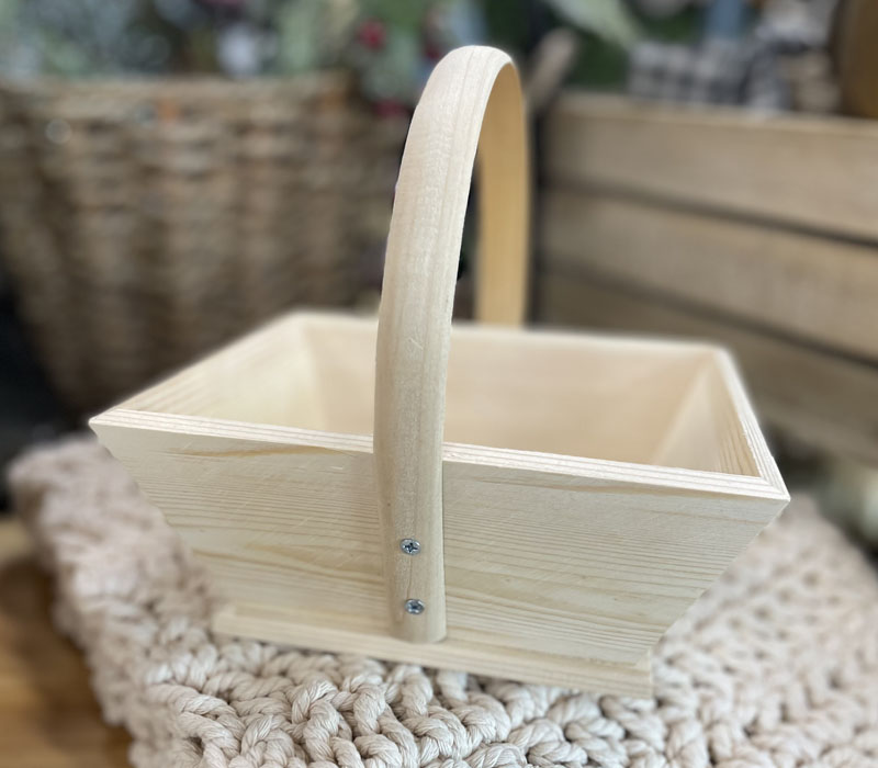 Wooden Basket - Medium