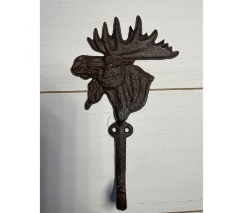 Cast Iron Hook - Moose Head