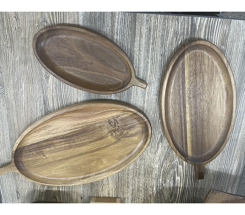 Oval Wooden Tray