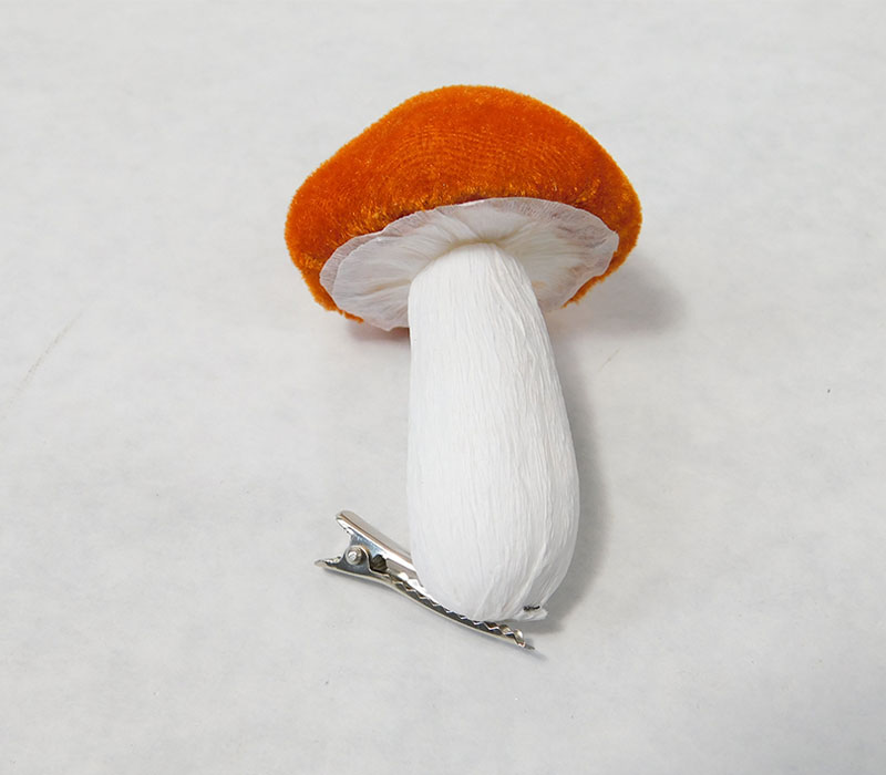 Felt Mushroom Set with Clips - 6 Piece