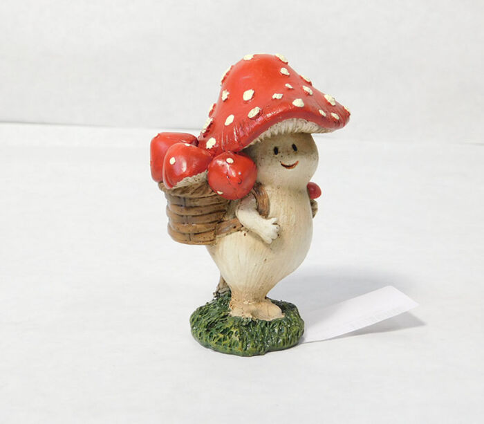 Mushroom with Backpack Decoration