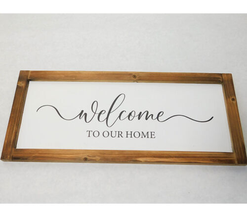 Welcome to Our Home Sign