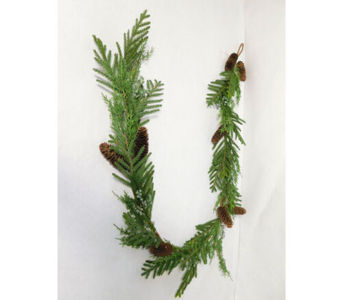 North Pine Garland with Berries and Cones - 6-foot